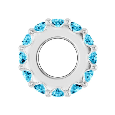 Sterling Silver Birthstone Wheel