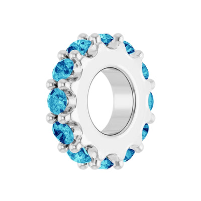 Sterling Silver Birthstone Wheel