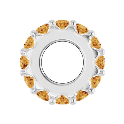 Sterling Silver Birthstone Wheel