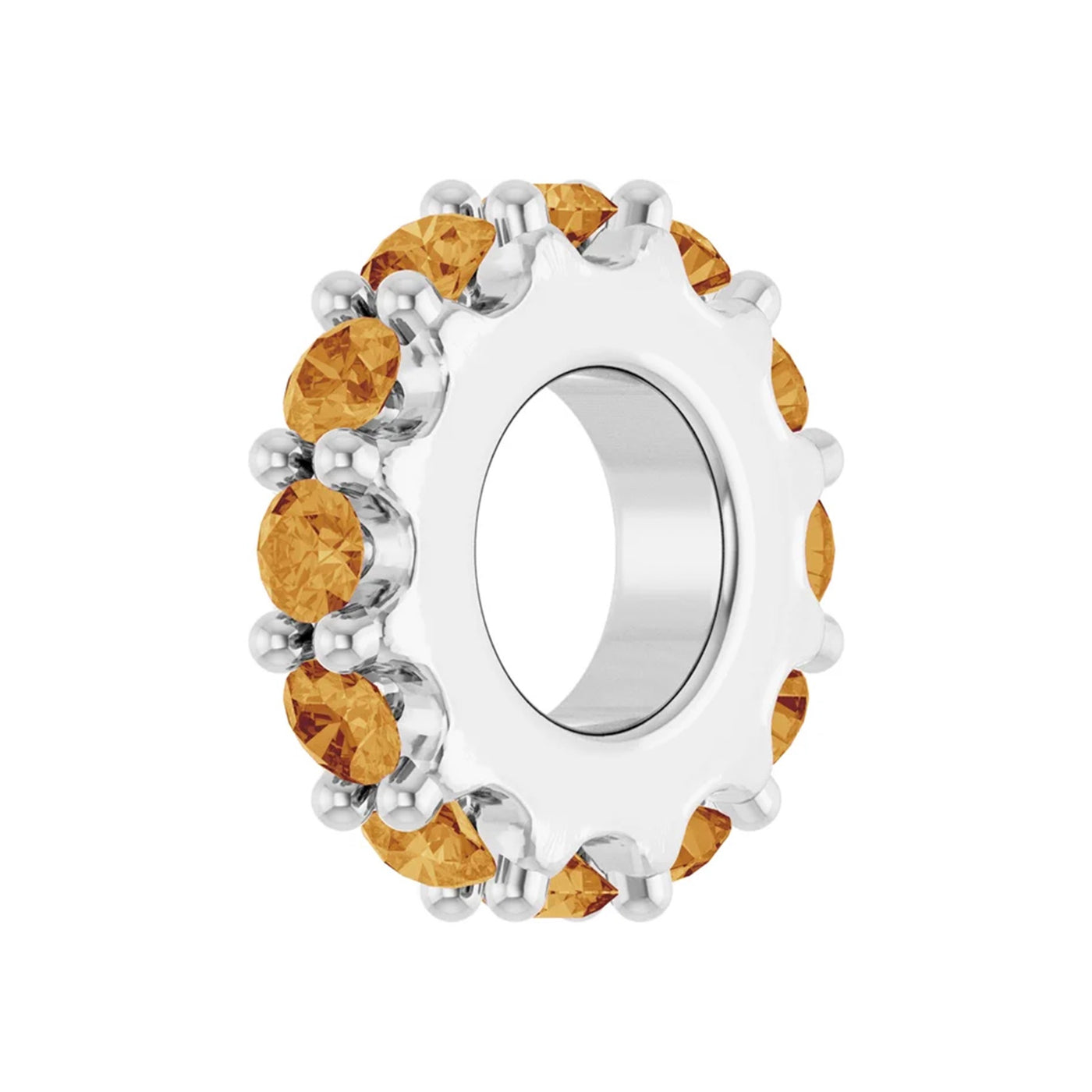 Sterling Silver Birthstone Wheel