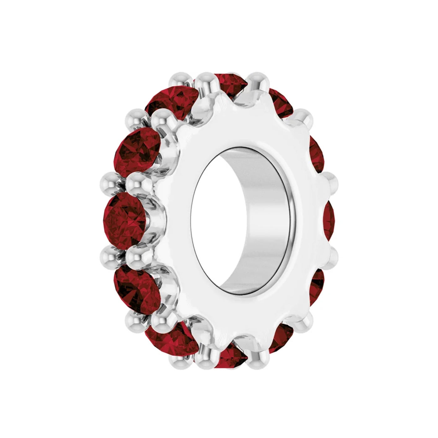 Sterling Silver Birthstone Wheel