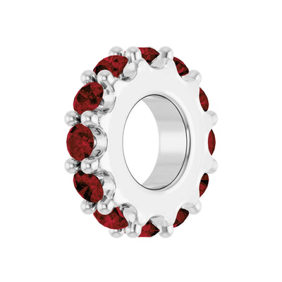 Sterling Silver Birthstone Wheel