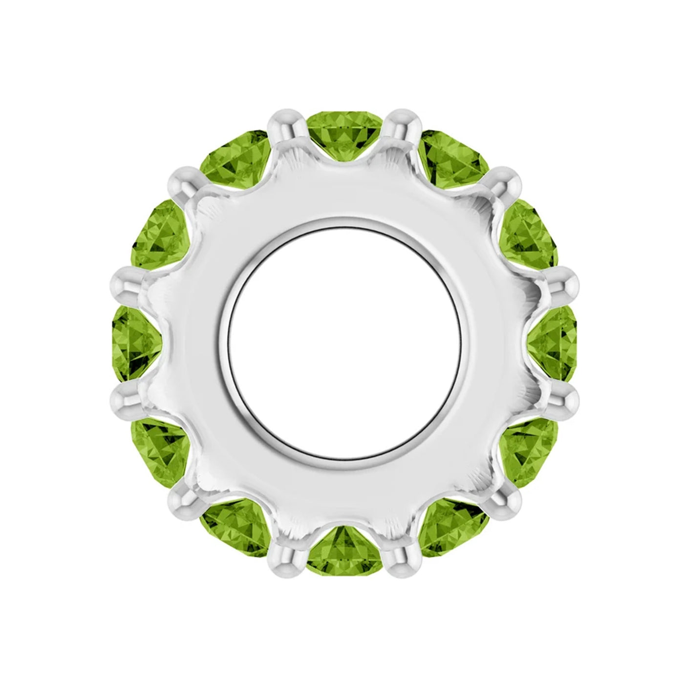 Sterling Silver Birthstone Wheel
