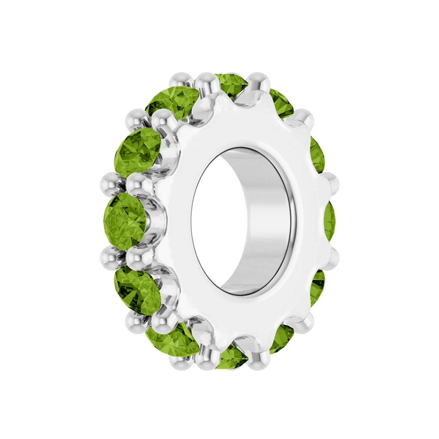Sterling Silver Birthstone Wheel