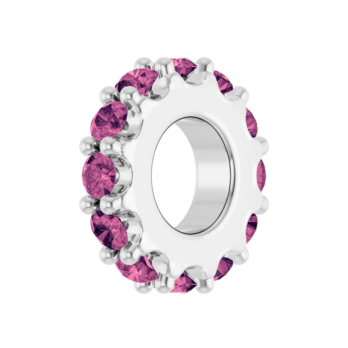 Sterling Silver Birthstone Wheel