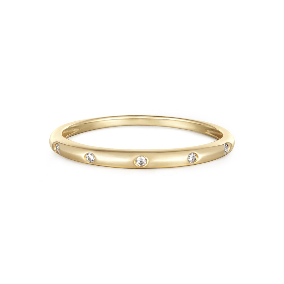HOLLY | Lab Grown Diamond Narrow Band – Elisa Ilana