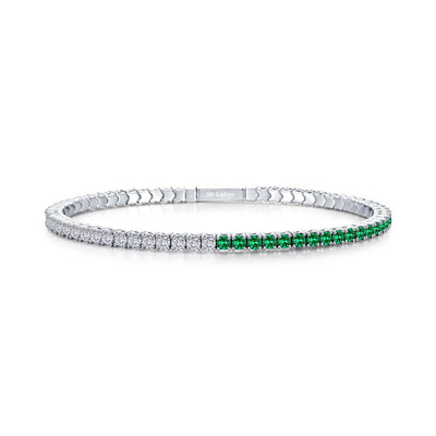 Emerald Harmony Flexible Bracelet