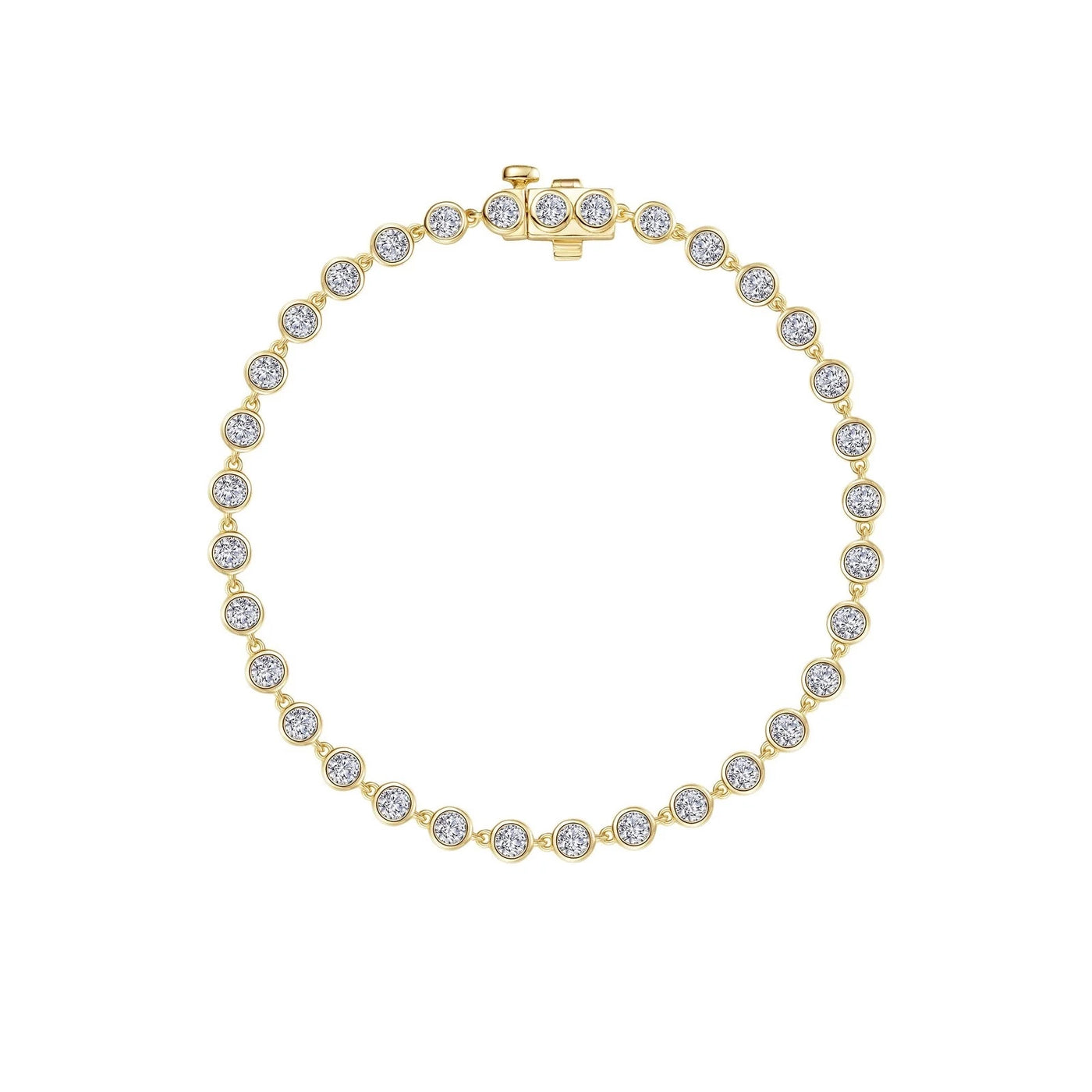 Bezel Strand Bracelet