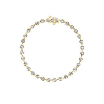 Bezel Strand Bracelet