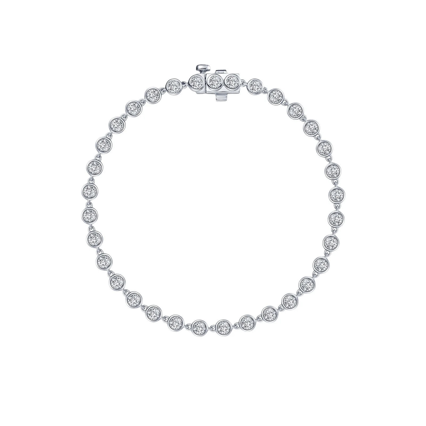 Bezel Strand Bracelet