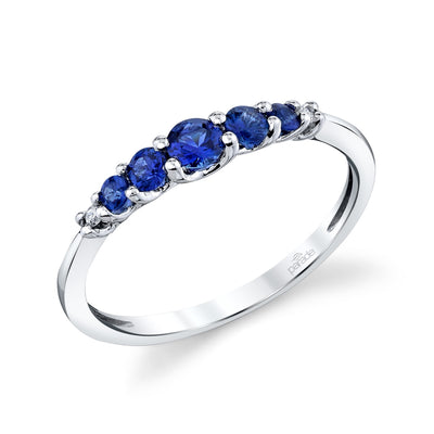 Parade 14k Diamond & Sapphire Band