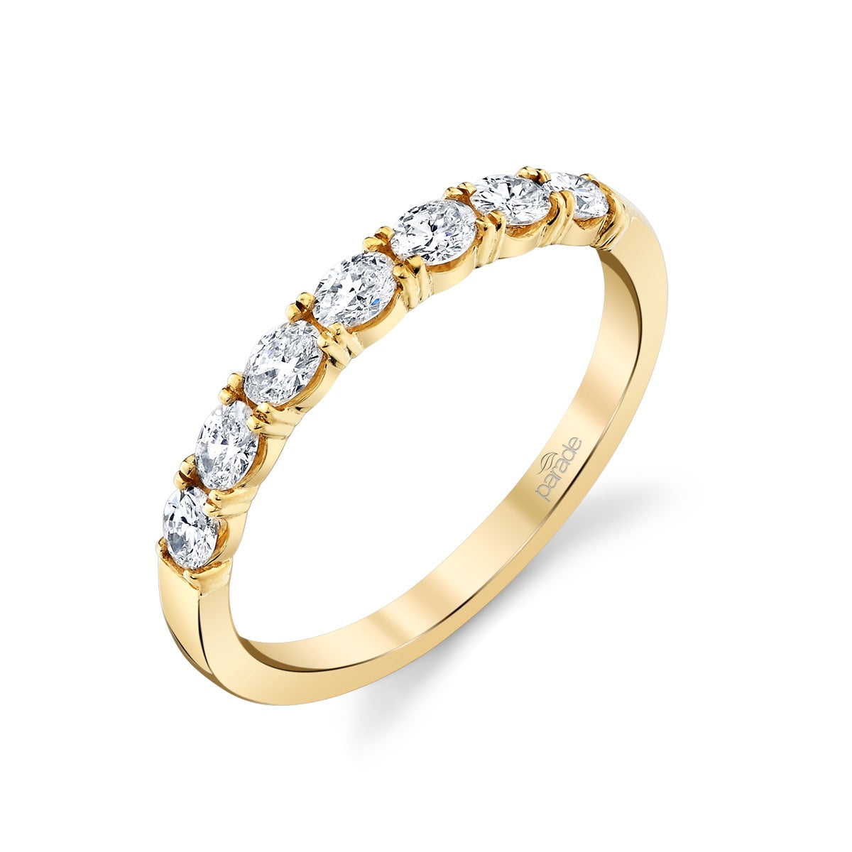 Parade Oval Diamond Wedding Band