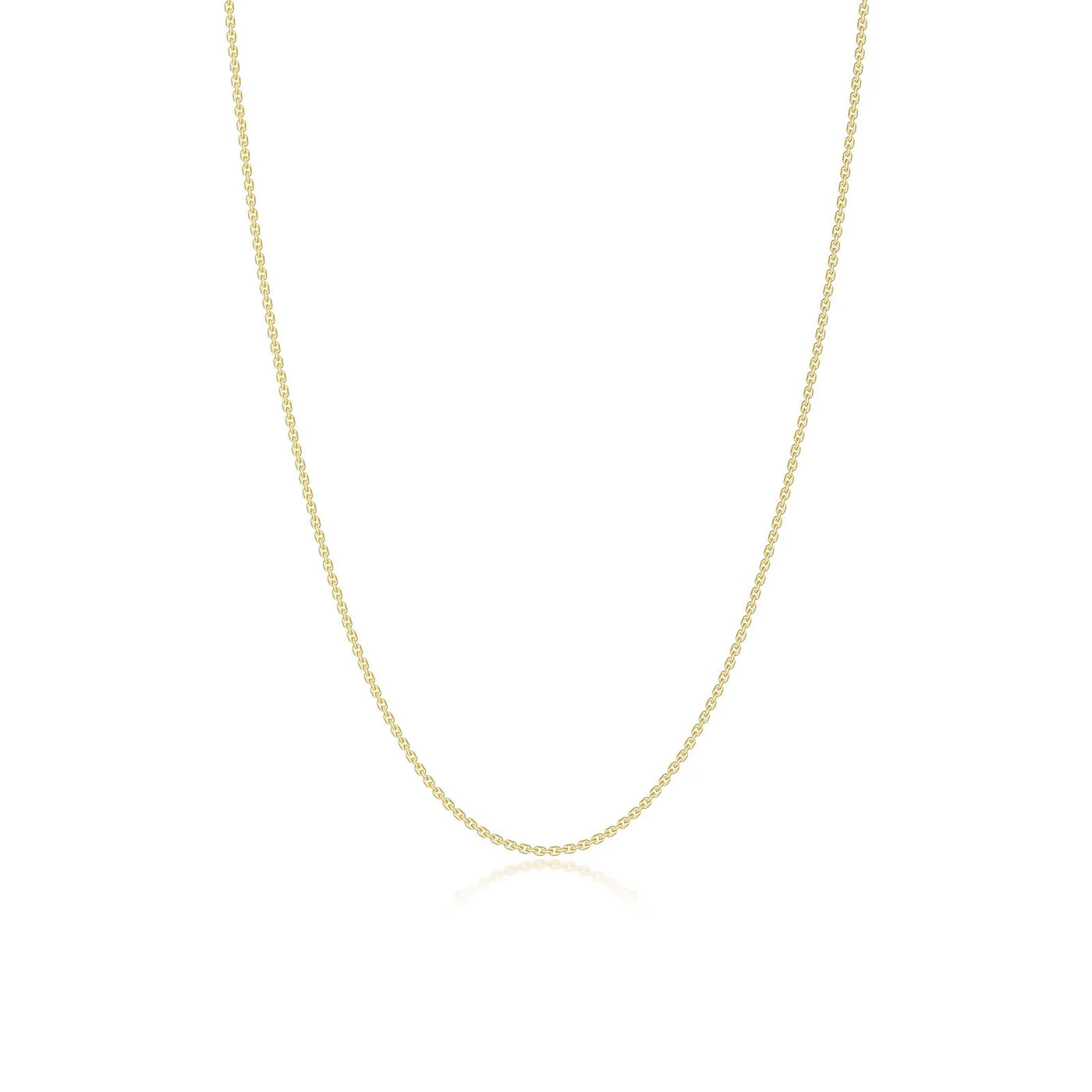 0.8 mm TR Gold Venus Chain, 18"
