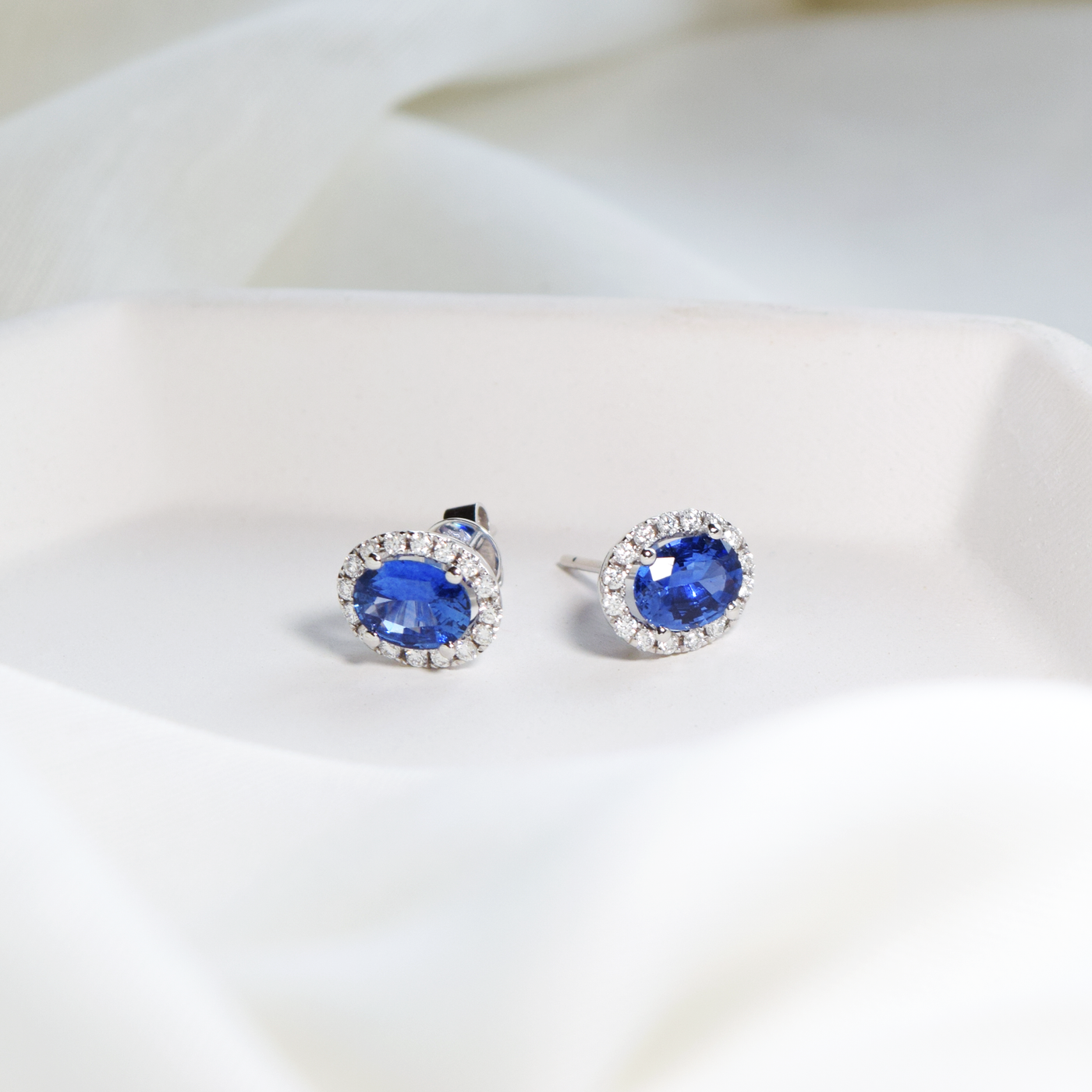 Sapphire & Diamond Earrings 347465