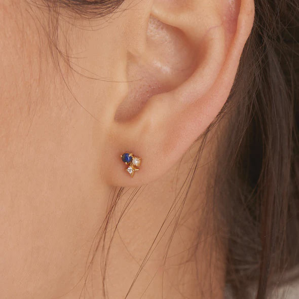 Second Nature - Lapis Star Stud Earrings