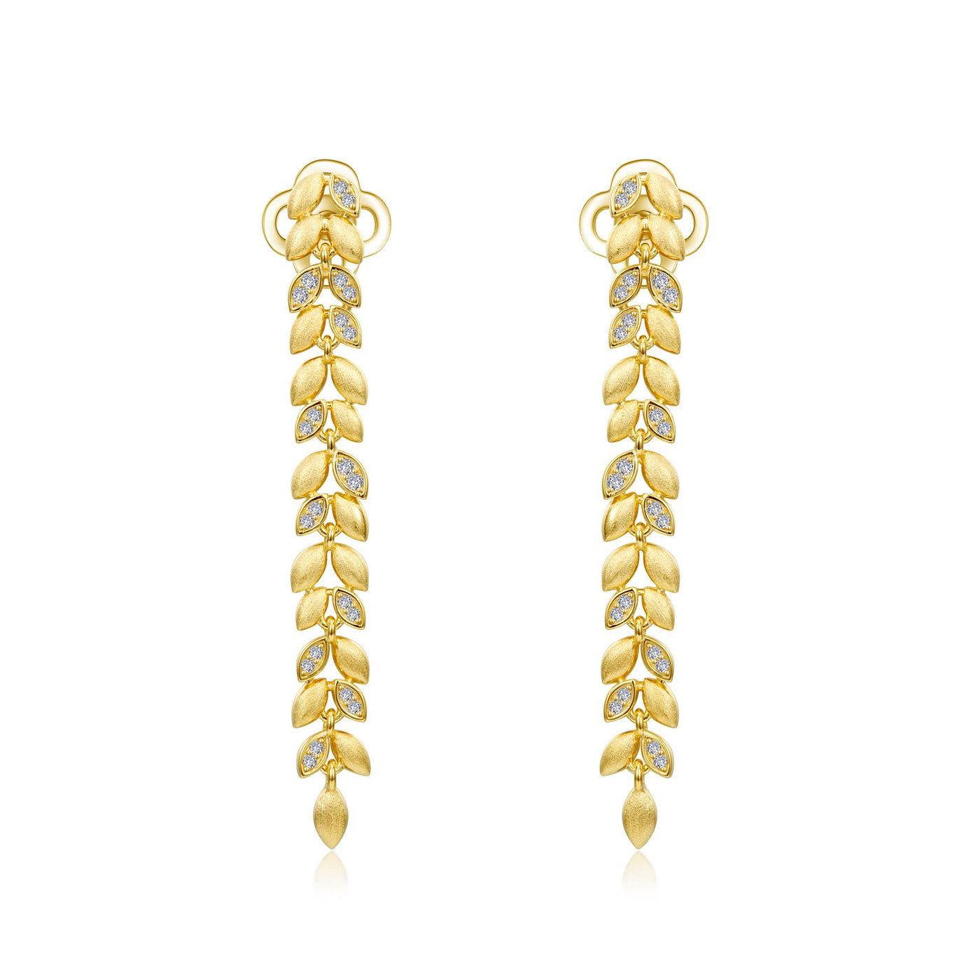 Cluster Leaves Earrings