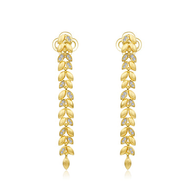 Cluster Leaves Earrings