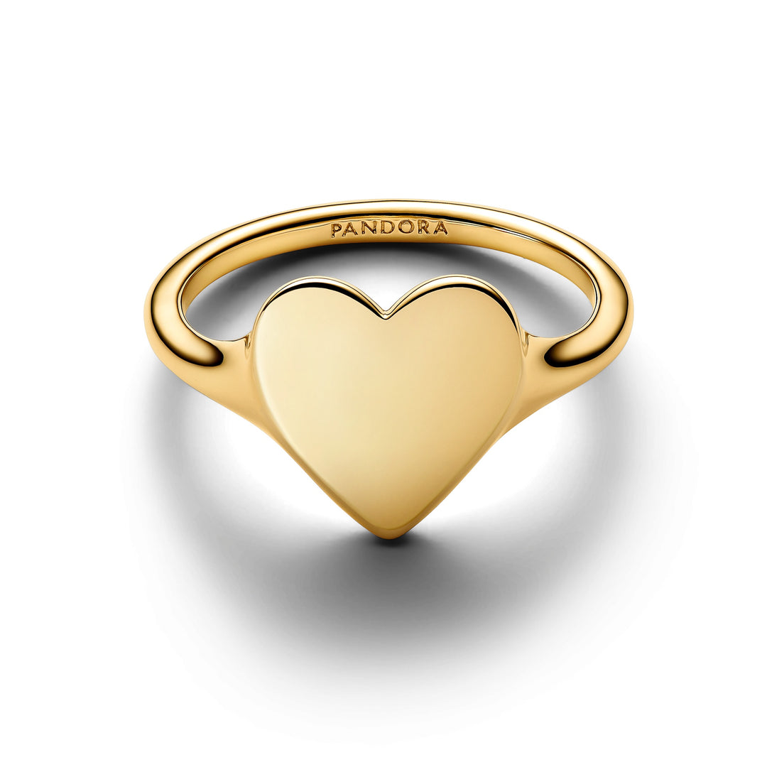 Pandora Engravable Heart Ring – Elisa Ilana