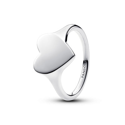 Pandora Engravable Heart Ring