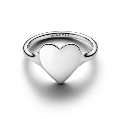 Pandora Engravable Heart Ring