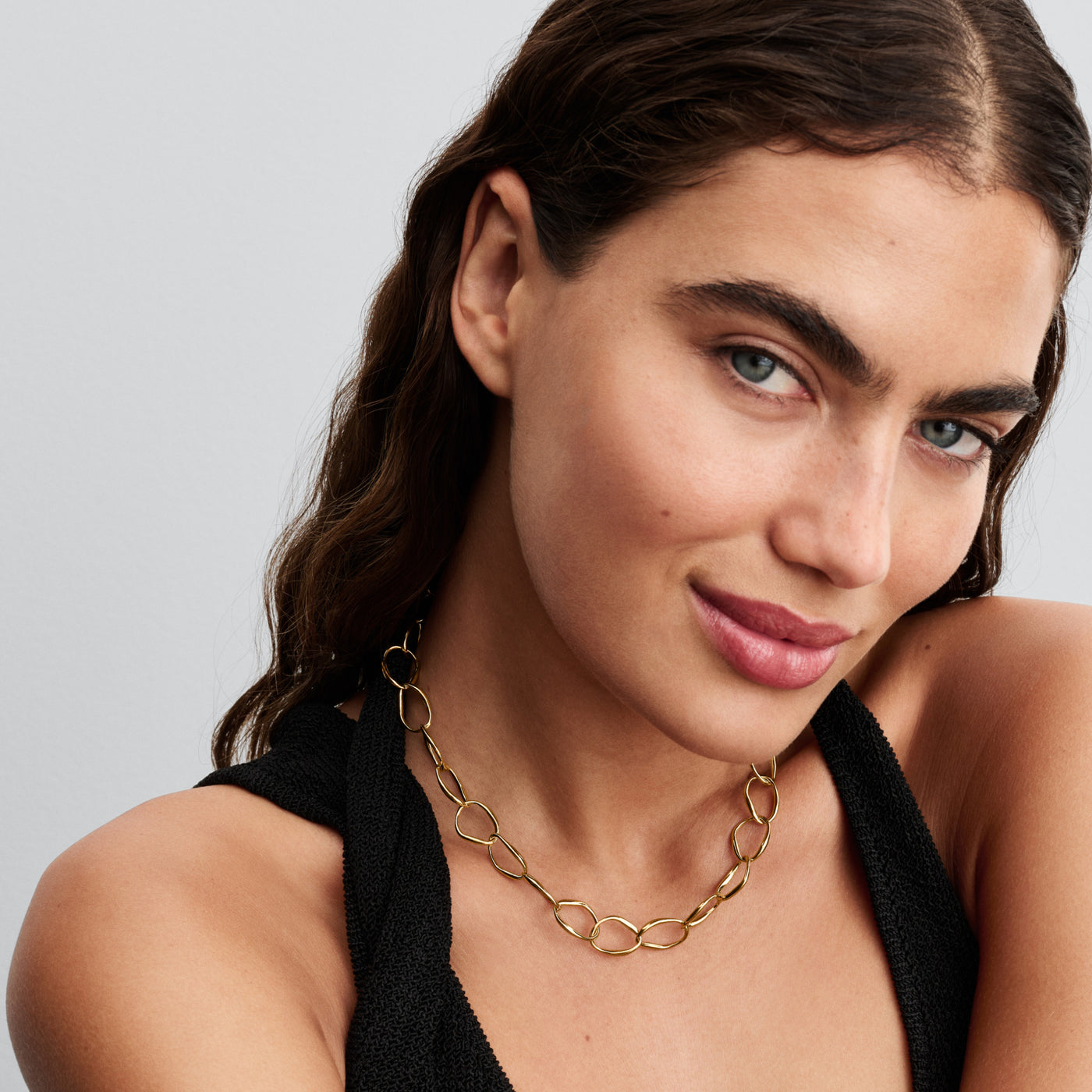 Pandora Organically Shaped Link Necklace