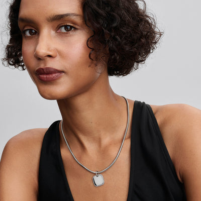 Pandora Engravable Square Tag Pendant