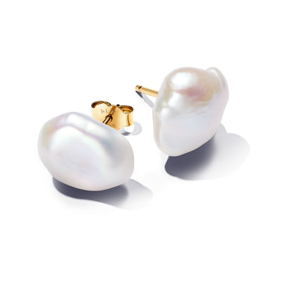 Pandora Baroque Treated Freshwater Cultured Pearl Stud Earrings