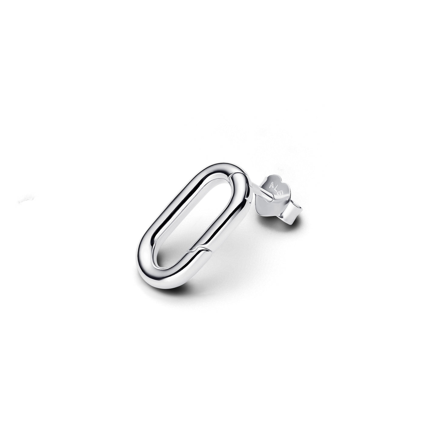 Pandora Sterling silver openable link stud earring