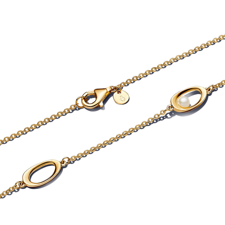 Pandora Organically Shaped Oval & Treated Freshwater Cultured