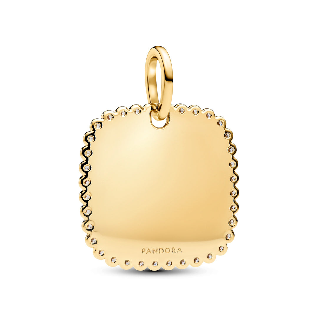 Pandora Engravable Square Tag Pendant – Elisa Ilana