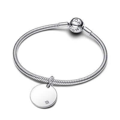 Pandora Engravable Lab-Grown Diamond Tag Pendant