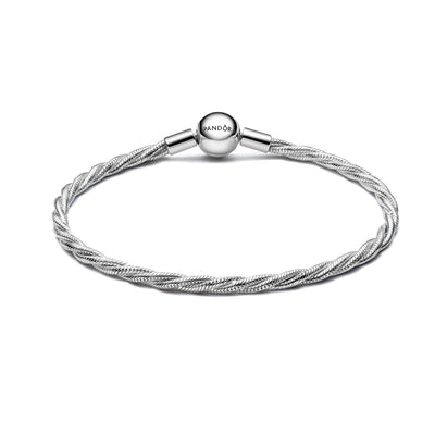Pandora Round Pandora Clasp Twisted Snake Chain