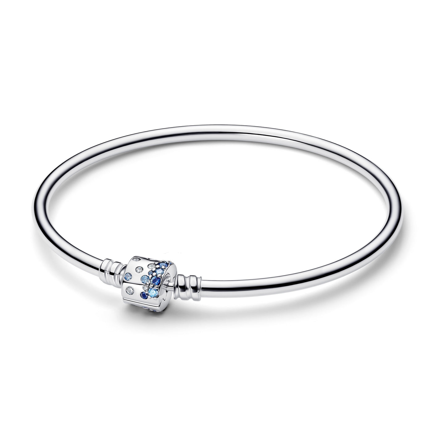 Pandora Sparkling Barrel Clasp Bangle