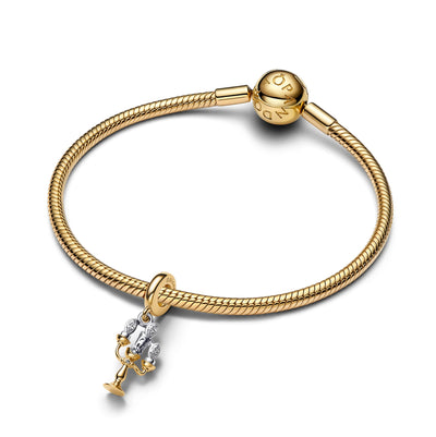 Pandora Disney Beauty and the Beast Lumiere Dangle Charm