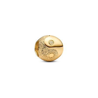 Pandora Textured Yin and Yang Mini Charm