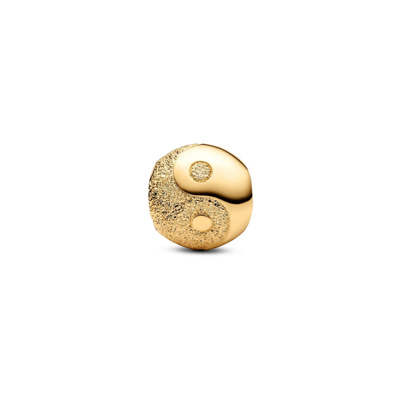 Pandora Textured Yin and Yang Mini Charm