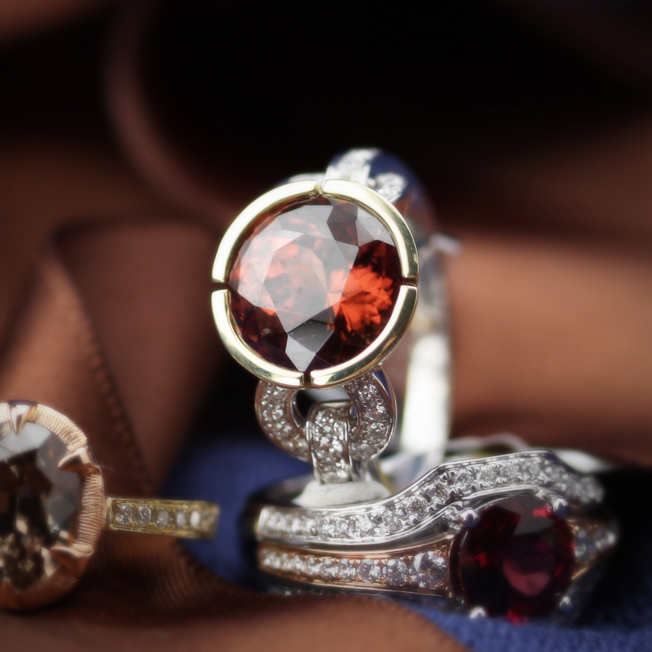 Brown Zircon Ring-324229 – Elisa Ilana Brown Zircon Ring-324229 – Elisa Ilana
