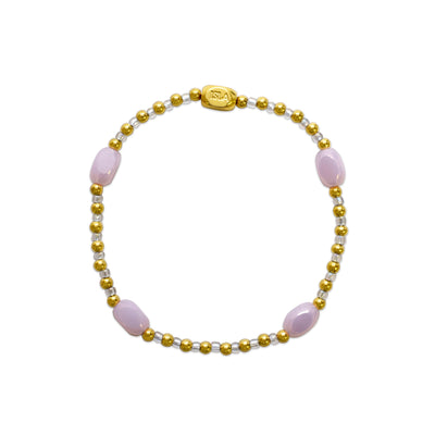 Here, There & Everywhere - Pastel Pink Bracelet