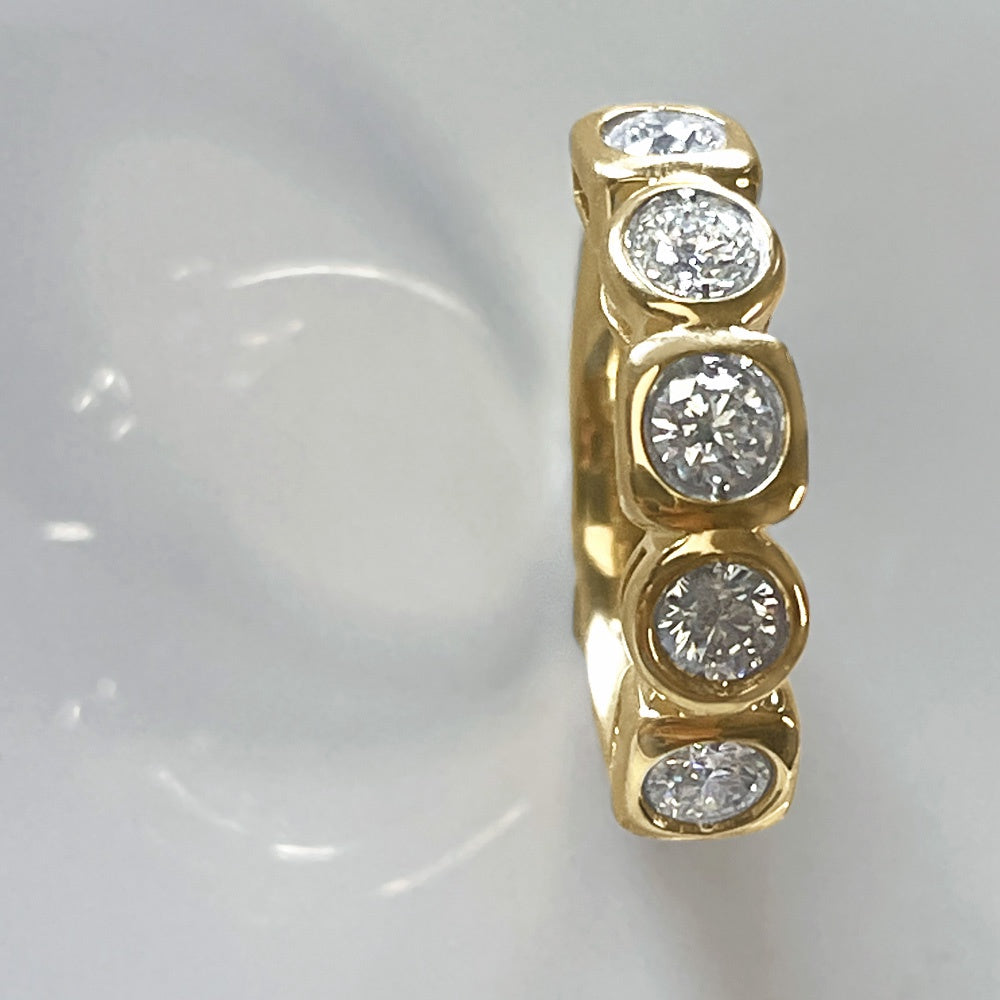 14k YG, 0.94 CT Diamond Ring