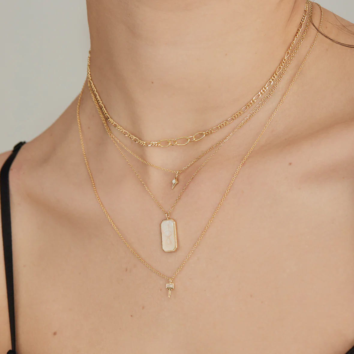 Evil Eye Gold Pendant Necklace