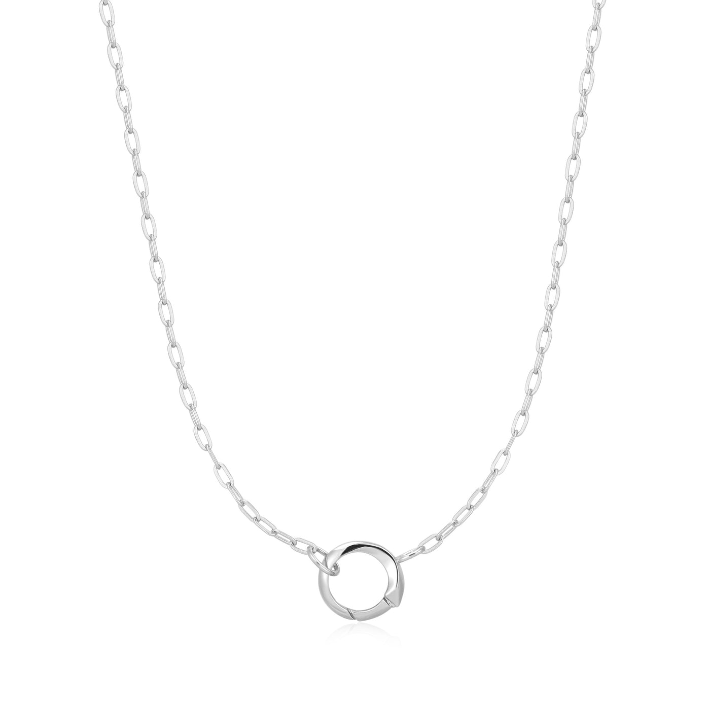 Pop Charms - Silver Mini Link Charm Chain Connector Necklace