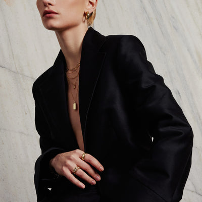 Trailblazer - Linked Locket Dangle Necklace