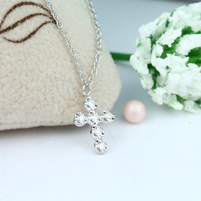 Parade 14k Diamond Cross Necklace