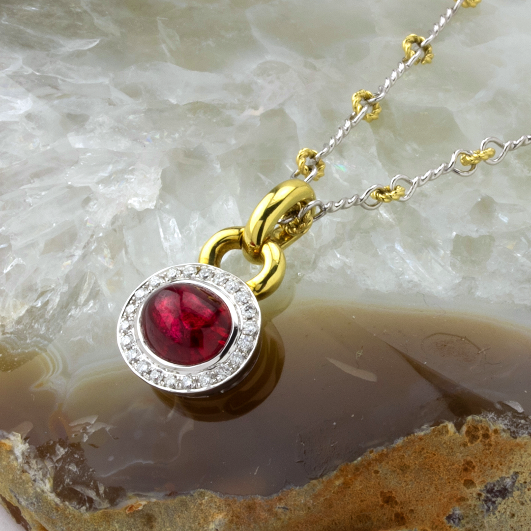 Red Spinel Necklace 324243