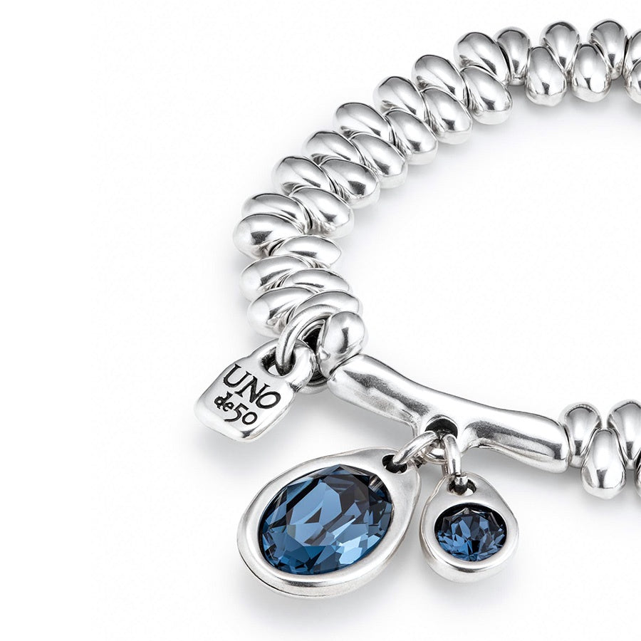 Eclipse Blue Crystal Stretch Bracelet