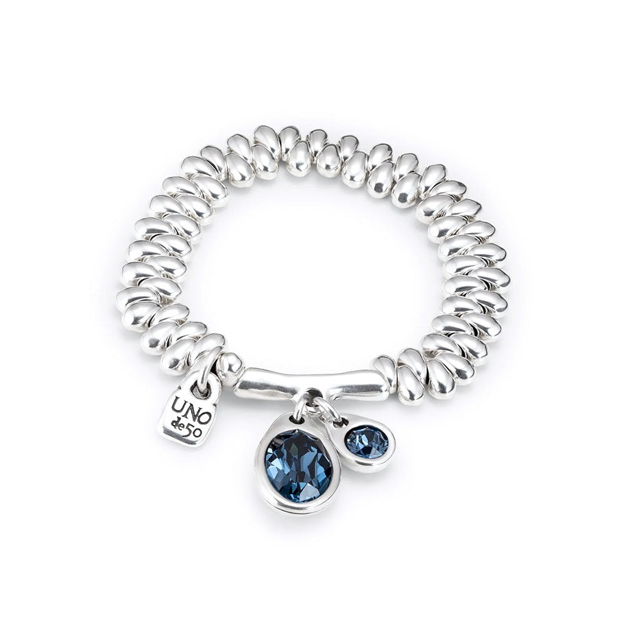 Eclipse Blue Crystal Stretch Bracelet