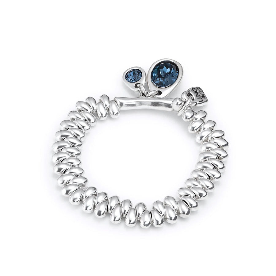 Eclipse Blue Crystal Stretch Bracelet