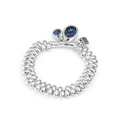 Eclipse Blue Crystal Stretch Bracelet