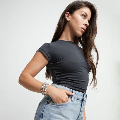 Ser Intrépida (Fearless) 3-Strand Silver Bracelet