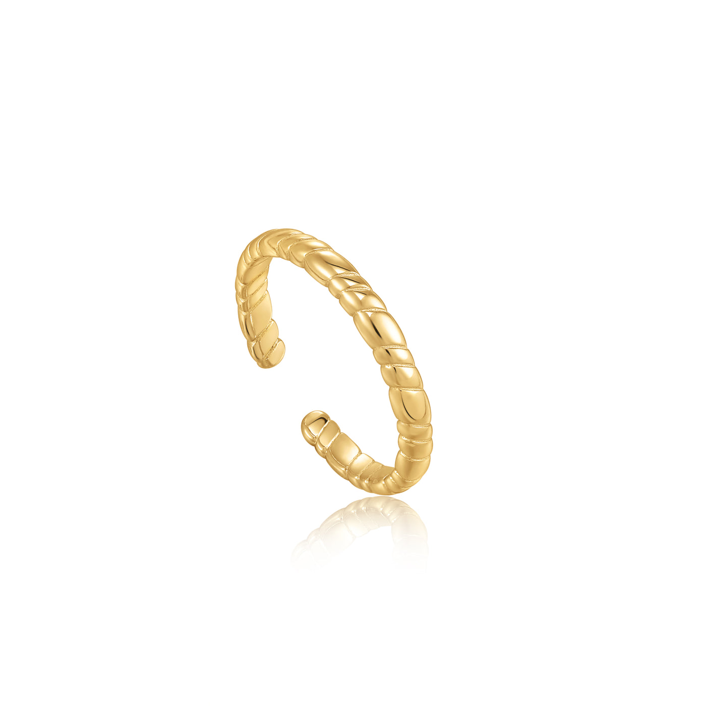 Smooth Operator - Smooth Twist Thin Band Ring